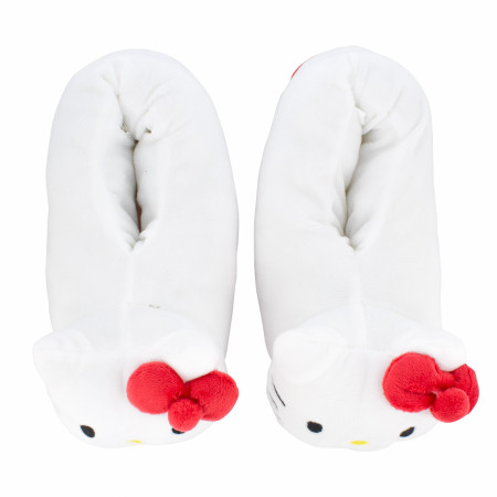 Hello Kitty 3D Plush Face Women's Slippers